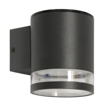 Y-Connection solar væglampe sort IP44 H12 cm