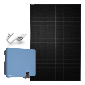 Komplet solcellepakke t/tegltag 12,18kWp 28 stk. paneler+10kH inverter+montageudstyr