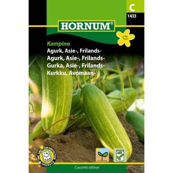 Hornum grøntsagsfrø agurk Asie- frilands 'Cucumis sativus'