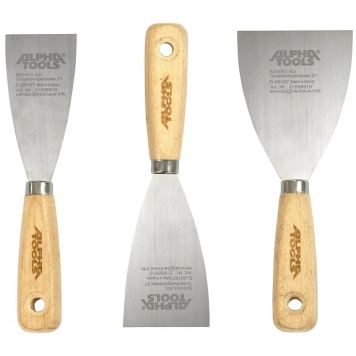 Alpha Tools spartelsæt 3 stk. 5/6/8 cm