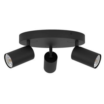 Eglo spotrondel Telimbela-Z sort GU10 Ø25 cm