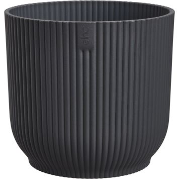 Elho krukke Vibes Fold Mini plast grå Ø11 cm