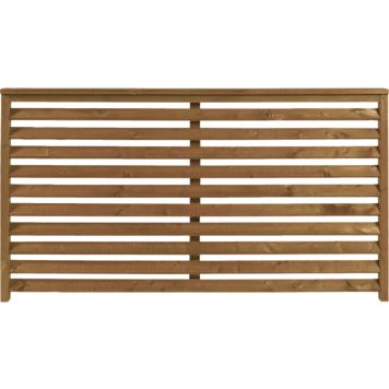Nordic Fence læhegn Nova teak 160x90 cm