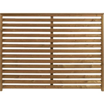 Nordic Fence læhegn Nova teak 160x120 cm