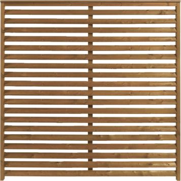 Nordic Fence læhegn Nova teak 160x160 cm