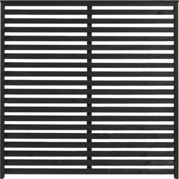 Nordic Fence læhegn Nova sort 160x160 cm