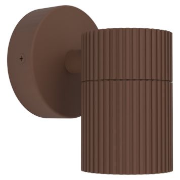 Eglo væglampe udendørs Tomelloso brun H12 cm GU10