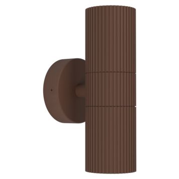 Eglo væglampe udendørs Tomelloso brun H20 cm GU10