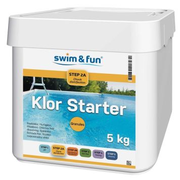 Swim & Fun klor starter granulat 5 kg 