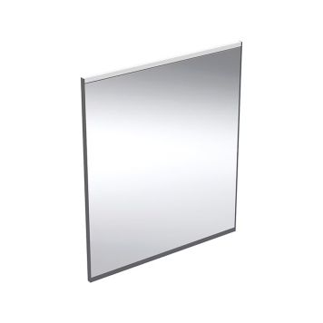 Geberit spejl med LED Option Plus sort 60x70 cm