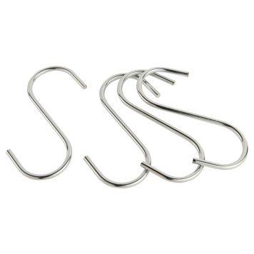 S-krog galvaniserede 11,5 cm 4 stk. 