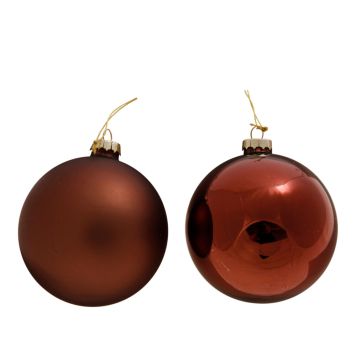 Det Gamle Apotek julekugle glas rosa Ø8 cm ass. designs