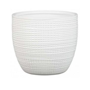 Corteza krukke Ø19 cm hvid