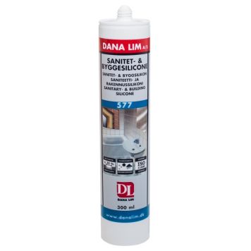 Dana Lim sanitet- og byggesilicone 577 sort 300 ml