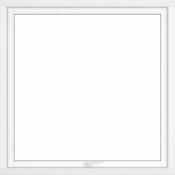 KLAR topstyret vindue 3-lags glas hvid 590x590 mm