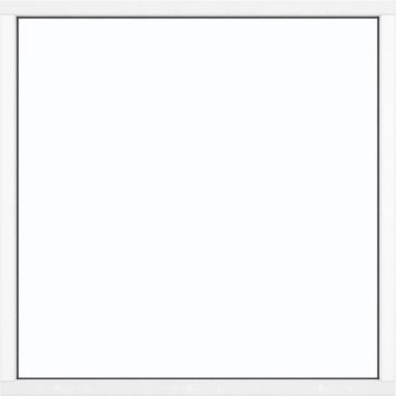 KLAR fastkarmsvindue 2-lags glas hvid 1130x590 mm