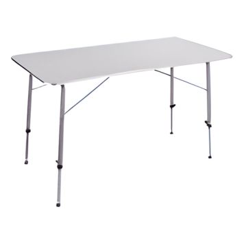 Outfit campingbord m/justerbar højde MDF/metal 120x60 cm