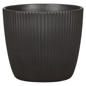 Aura krukke Ø24 cm antracit