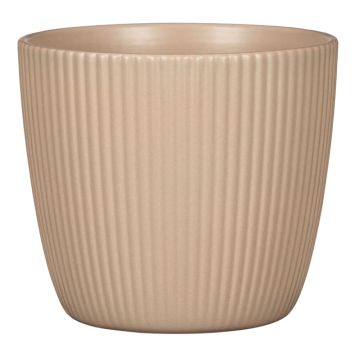 Aura krukke Ø24 cm beige
