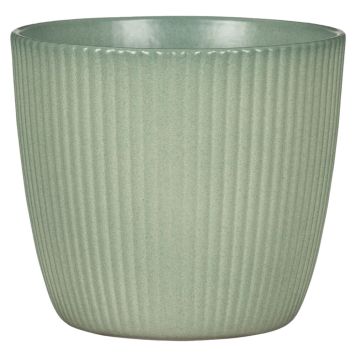 Aura krukke Ø14 cm grøn