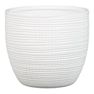 Corteza krukke Ø12 cm hvid