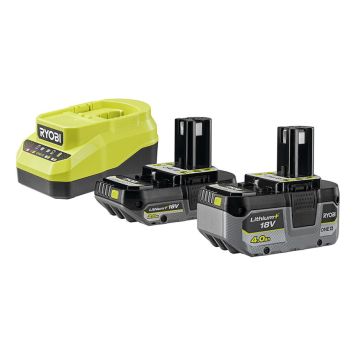 Ryobi One+ RC18120A-242X batterier 2Ah/4Ah 18V med oplader