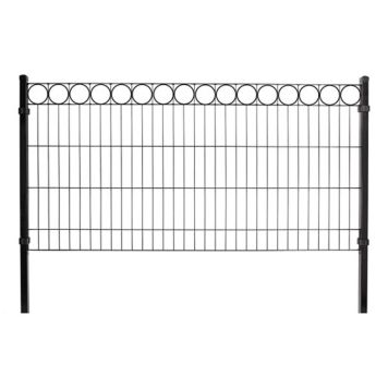 Hortus panelhegn Deko O sort 12 fag