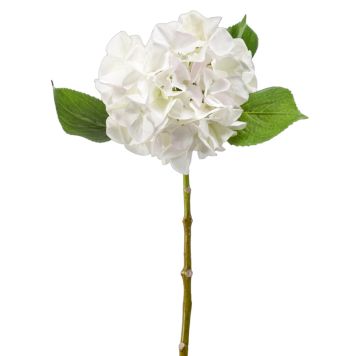Emerald kunstig blomst hortensia hvid 47 cm