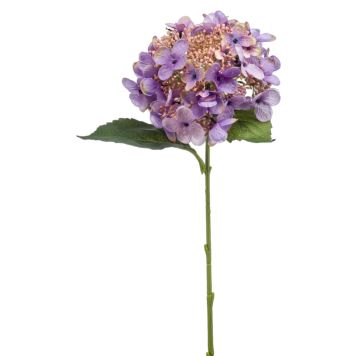Emerald kunstig blomst Hortensia lilla 50 cm