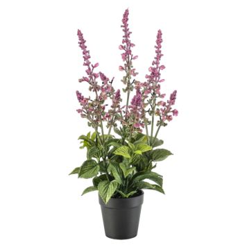 Emerald kunstig plante Salvia lilla 45 cm