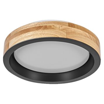 Osram loftlampe Orbis Mariano træ sort LED Ø31 cm