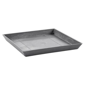 Ecopots underskål firkantet 55 cm grå