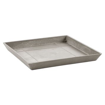 Ecopots underskål firkantet 55 cm taupe