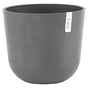 Ecopots krukke Oslo Ø35 cm grå