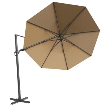Baser Supreme hængeparasol taupe Ø300 cm