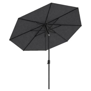 Baser parasol Original Push med håndsving antracit 300 cm