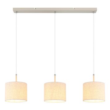 Globo pendellampe Deleon E27 770X240 mm sand mat