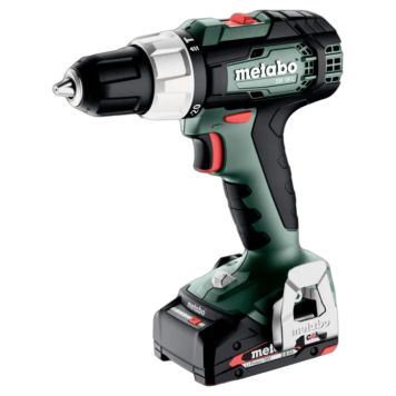 Metabo slagboremaskine SB 18 L 18V m/2 x 2,0 Ah batterier & lader