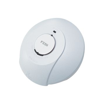 Fesh Smart røgalarm 230V t/fast installation WiFi hvid