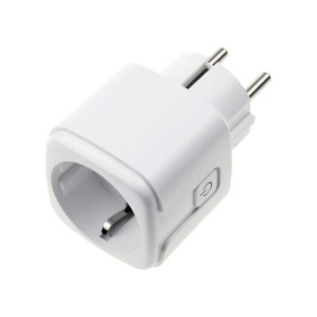 Fesh Smart Power Plug stikkontakt m/energimåler WiFi hvid