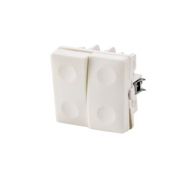 Fesh Switch Curveline afbryder krone 1,0 hvid