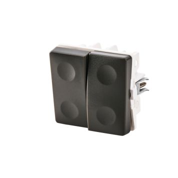 Fesh Switch Curveline afbryder krone 1,0 koksgrå