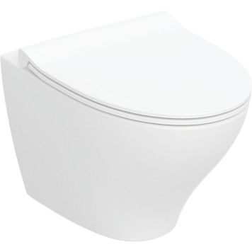 Ifö væghængt toilet m/sæde Spira Modern Rimfree