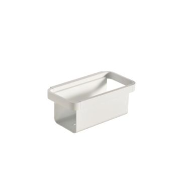 Zone brusehylde Rim hvid 22x11x9 cm