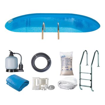Swim & Fun pool med filtersystem & stige 700x320x150 cm