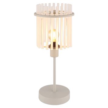 Globo bordlampe Gorley sand E14 H37,5 cm