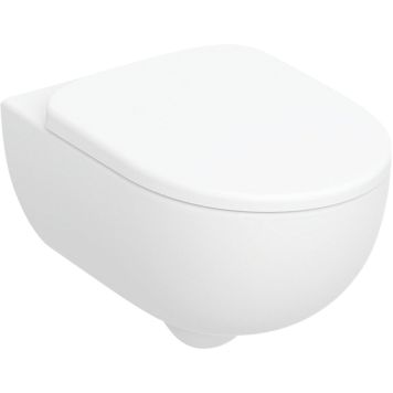 Geberit væghængt toilet m/sæde Selnova Premium Rimfree