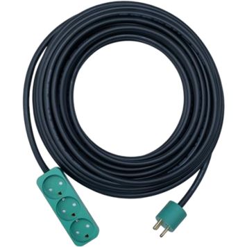 Stikdåse 15 m 16A/250V grøn