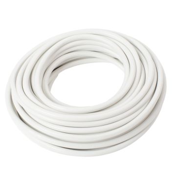 Ledning rund u/jord sort H03VVH2-F  2x0,75 mm² 10m