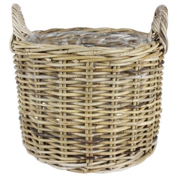 Kurv Kubu rattan natur Ø60 cm